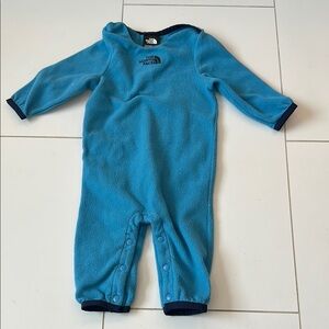 The North Face Blue Kids One Piece 3/6 baby boy